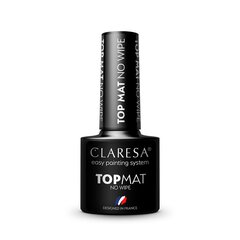 Claresa Top Mat No Wipe top, matta hybridilakkakerros , 5g hinta ja tiedot | Kynsilakat ja kynsienhoitotuotteet | hobbyhall.fi