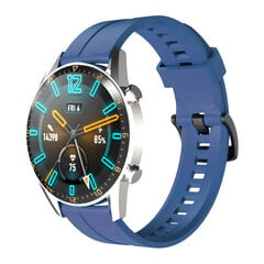 Silicone strap for Huawei Watch GT / GT2 / GT2 Pro blue smartwatch (Light blue || Niebieski) hinta ja tiedot | Älykellojen ja aktiivisuusrannekkeiden lisätarvikkeet | hobbyhall.fi