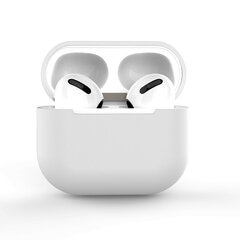 Case for AirPods Pro silicone soft cover for headphones white (case C) (White) hinta ja tiedot | Kuulokkeet | hobbyhall.fi