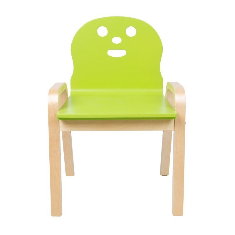 Lasten tuoli HAPPY 39x36xH61cm, vihreä hinta ja tiedot | Lasten pöydät ja tuolit | hobbyhall.fi