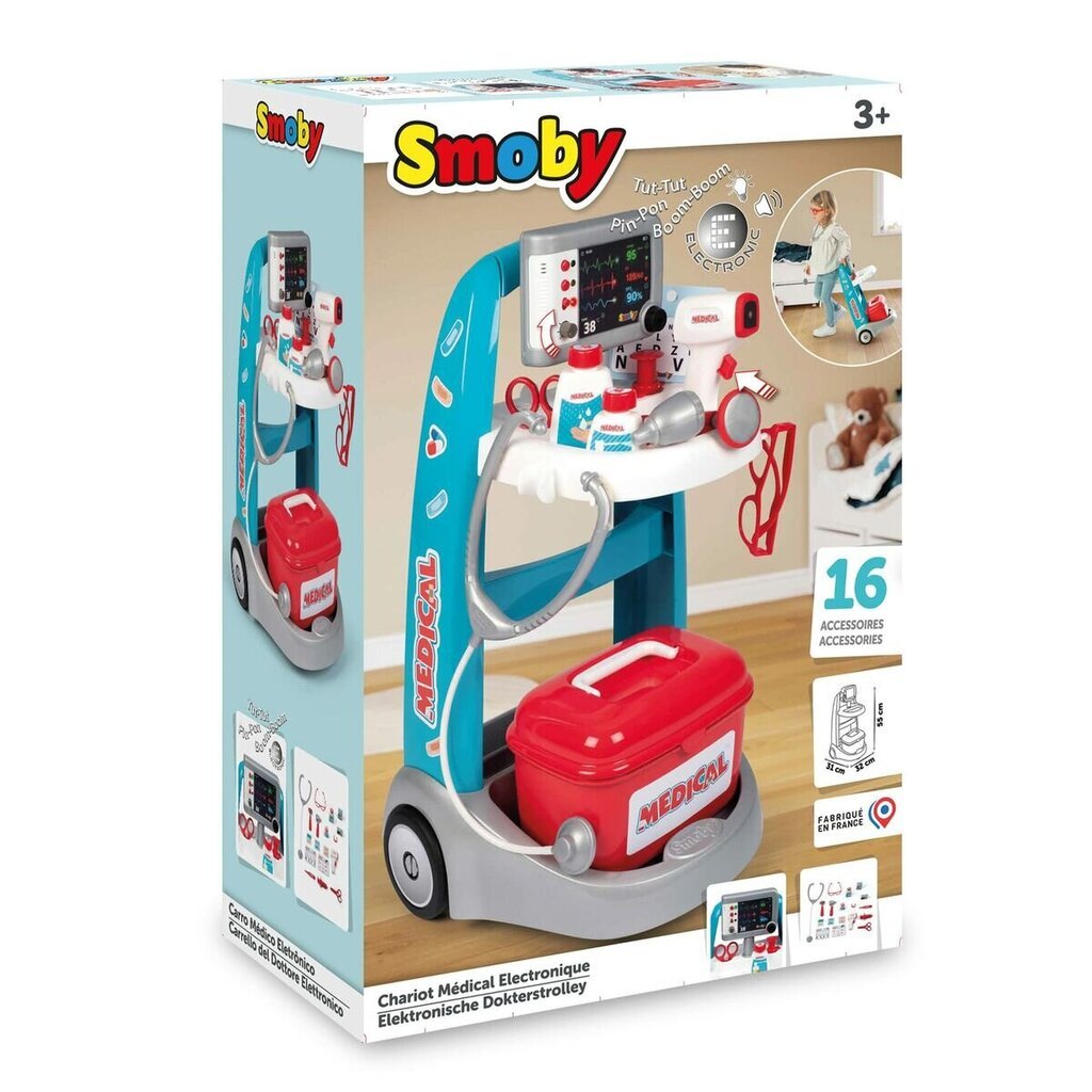 Smoby Electronic Medical, 16 tarviketta hinta ja tiedot | Tyttöjen lelut | hobbyhall.fi