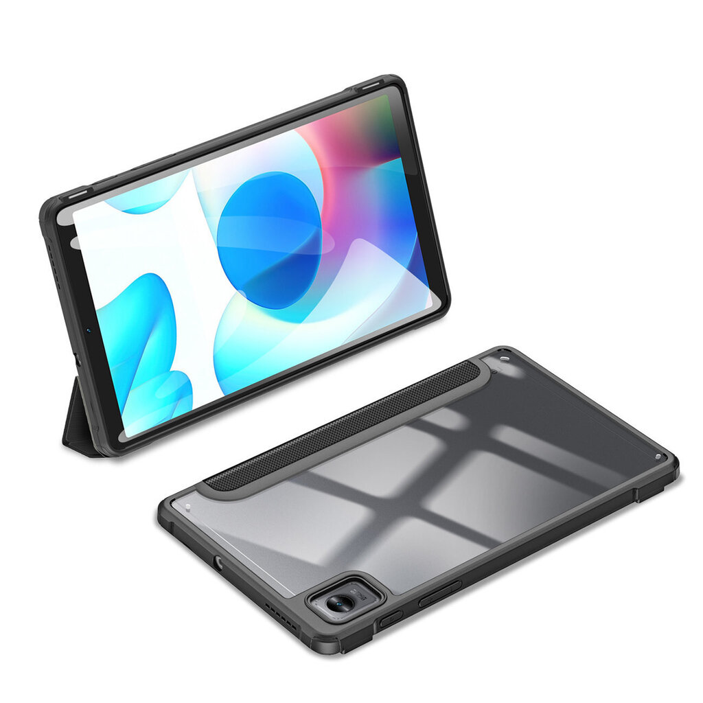 Dux Ducis Toby Armored Flip Smart Case for Realme Pad Mini with Stylus Holder Black hinta ja tiedot | Tablettien kotelot ja muut tarvikkeet | hobbyhall.fi