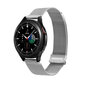 Dux Ducis Magnetic Strap Wristband for Samsung Galaxy Watch / Huawei Watch / Honor Watch / Xiaomi Watch (22mm band) Magnetic Wristband Silver (Milanese Version) (Silver) hinta ja tiedot | Älykellojen ja aktiivisuusrannekkeiden lisätarvikkeet | hobbyhall.fi