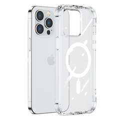 Puhelinkotelo Joyroom Magnetic Defender Magnetic Case for iPhone 14 Pro Max Armored Cover with Hooks Stand Clear (MagSafe Compatible), läpinäkyvä hinta ja tiedot | Joyroom Kodin remontointi | hobbyhall.fi