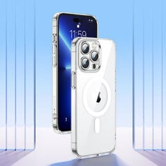 Puhelinkotelo Joyroom 14D Magnetic Case Magnetic Case for iPhone 14 Pro Max Compatible with MagSafe transparent (JR-14D8), läpinäkyvä hinta ja tiedot | Puhelimen kuoret ja kotelot | hobbyhall.fi