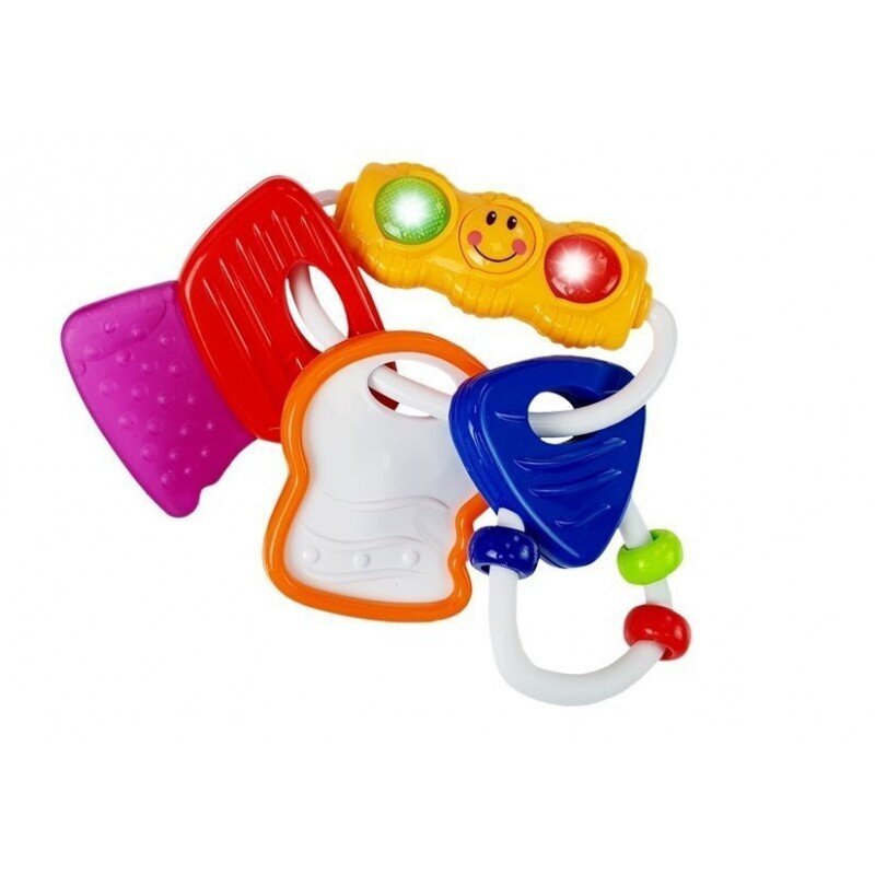 Colorful Clapper Glowing Keys Teether hinta ja tiedot | Vauvan lelut | hobbyhall.fi