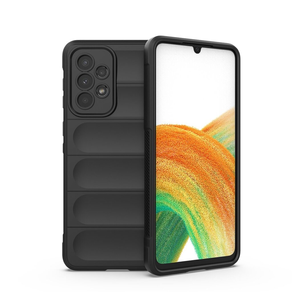 Magic Shield Case case for Samsung Galaxy A33 5G flexible armored cover black (Black) hinta ja tiedot | Puhelimen kuoret ja kotelot | hobbyhall.fi