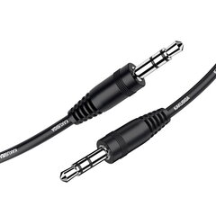 iKaku KSC-451 Aux Jack 3,5 mm uros 3,5 mm uros Stereo Audio 2 m kaapeli, musta hinta ja tiedot | Kaapelit ja adapterit | hobbyhall.fi