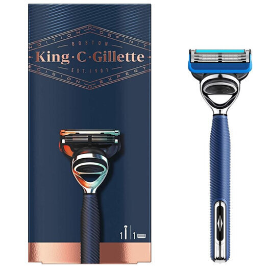 Gillette King C Shave & Edging Razor, 1 kpl hinta ja tiedot | Parranajo ja karvanpoisto | hobbyhall.fi