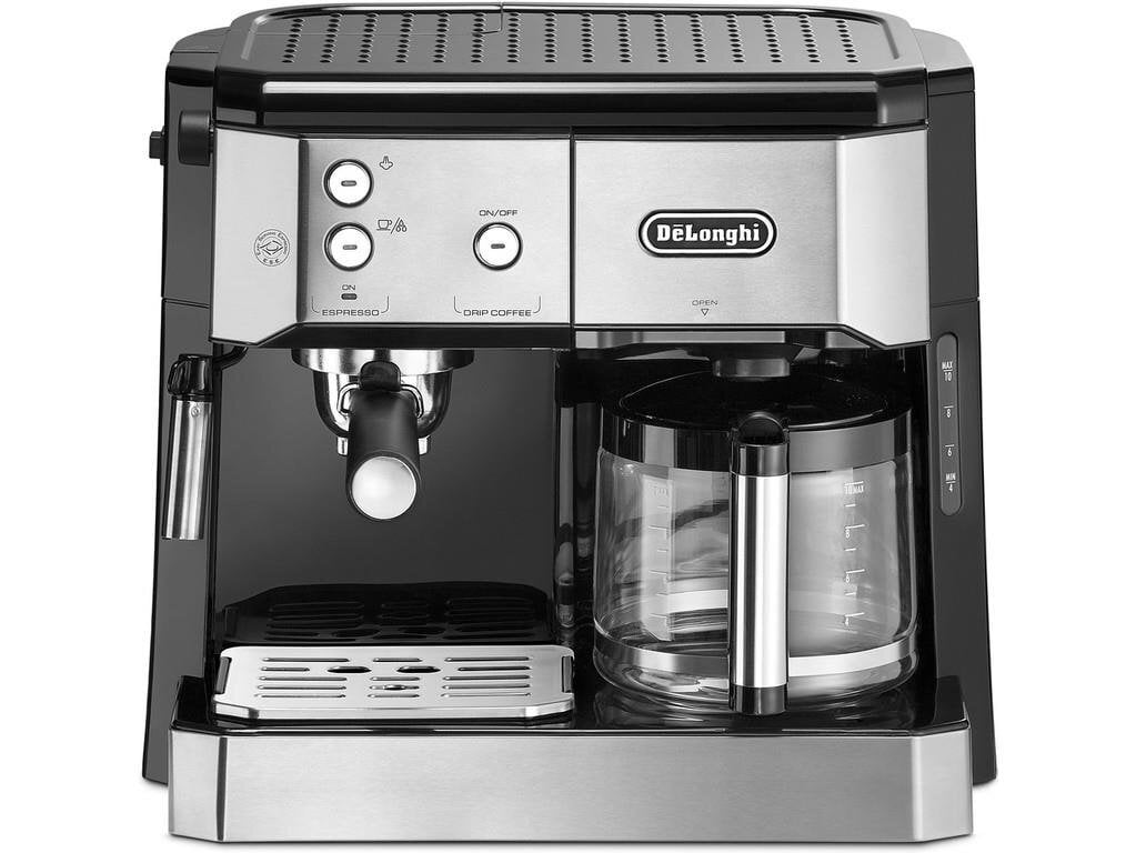 DeLonghi BCO 421 Yhdistelmäkahvinkeitin, mustan värinen / ruostumatonta terästä hinta ja tiedot | Kahvinkeittimet ja kahvikoneet | hobbyhall.fi