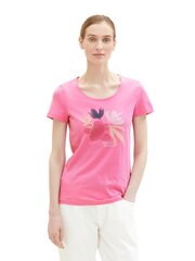 Tom Tailor T-paita naisille, vaaleanpunainen hinta ja tiedot | Naisten T-paidat | hobbyhall.fi