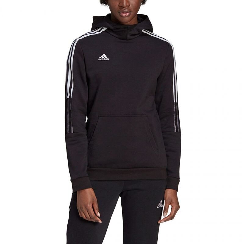 Naisten collegepaita Adidas Tiro 21 Sweat Hoody M GM7329 77937, musta hinta ja tiedot | Naisten hupparit, collegepaidat ja villapaidat | hobbyhall.fi