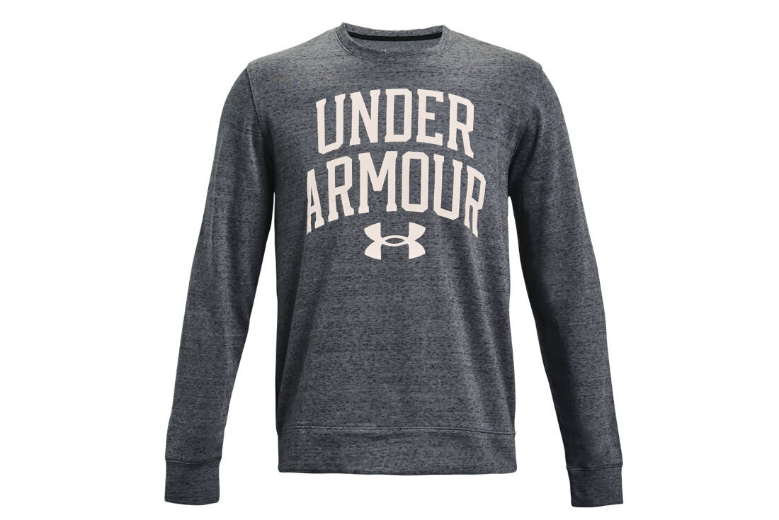 Miesten paita Under Armour Rival Terry Crew 1361561-012, harmaa hinta ja tiedot | Miesten puserot ja hupparit | hobbyhall.fi