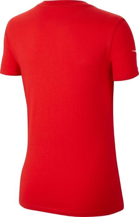 Naisten T-paita Nike WMNS Park 20, punainen hinta ja tiedot | Naisten T-paidat | hobbyhall.fi