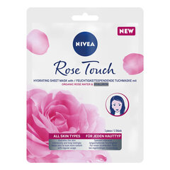 Kosteuttava tekstiilinaamio hyaluronihapolla Rose Touch ( Hydrating Sheet Mask) 1 kpl hinta ja tiedot | Kasvonaamiot ja silmänalusaamiot | hobbyhall.fi