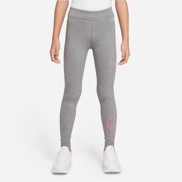 Nike lasten leggingsit Essential DN1853*091, harmaa/pinkki