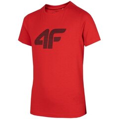 T-paita 4F Jr HJZ22-JTSM002 62S, punainen hinta ja tiedot | Poikien paidat | hobbyhall.fi