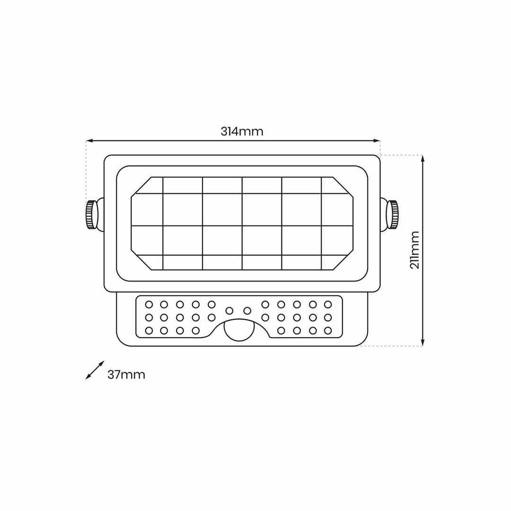 Eko-Light Epad aurinkokennolla 10W 1150lm 4000K hinta ja tiedot | Puutarha- ja ulkovalot | hobbyhall.fi