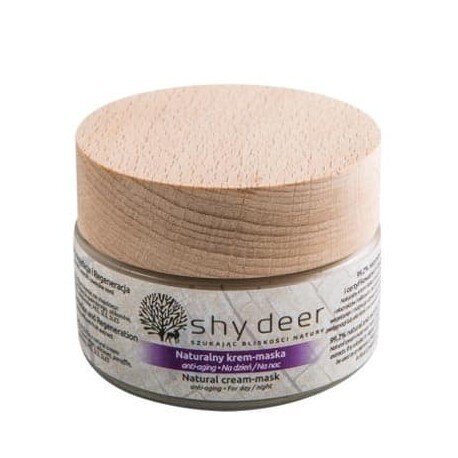 Shy Deer Natural Cream -voide/kasvonaamio, ikääntyvälle iholle, 50 ml hinta ja tiedot | Kasvonaamiot ja silmänalusaamiot | hobbyhall.fi