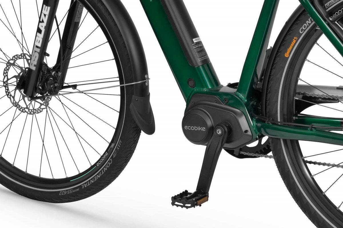 Ecobike MX 300 11,6 Ah Greenway -sähköpyörä, vihreä hinta ja tiedot | Sähköpyörät | hobbyhall.fi