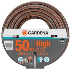 Gardena Flex, 50 metrin pituinen korkeapaineletku, 13 mm (1/2") hinta ja tiedot | Puutarhaletkut, kastelukannut ja muut kastelutarvikkeet | hobbyhall.fi