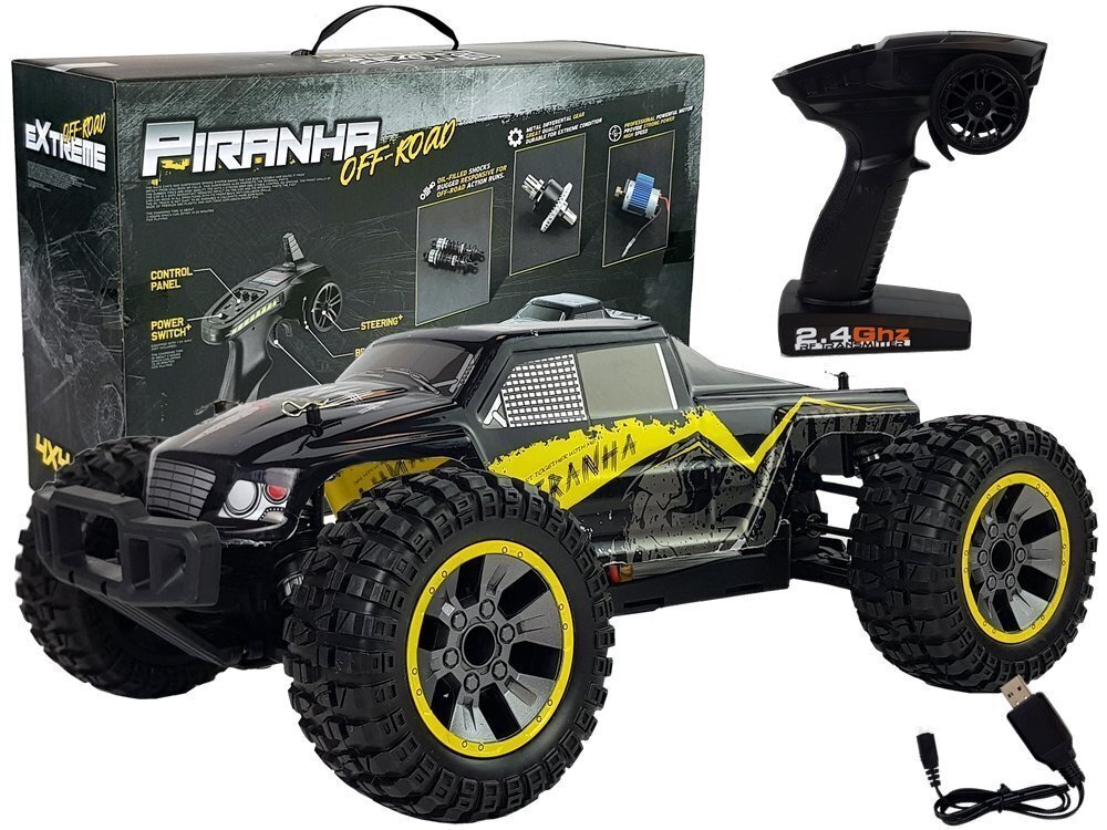 Kaukosäädin SUV Buggy Enoze 9200E, keltainen hinta ja tiedot | Poikien lelut | hobbyhall.fi