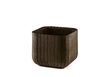 Keter Cube Planter ruukku, 50,5 litraa, ruskean värinen hinta ja tiedot | Kukkaruukut | hobbyhall.fi