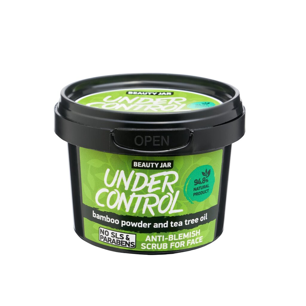 Beauty Jar Face Control -kasvokuorinta, 120 g hinta ja tiedot | Kasvojen puhdistusaineet | hobbyhall.fi