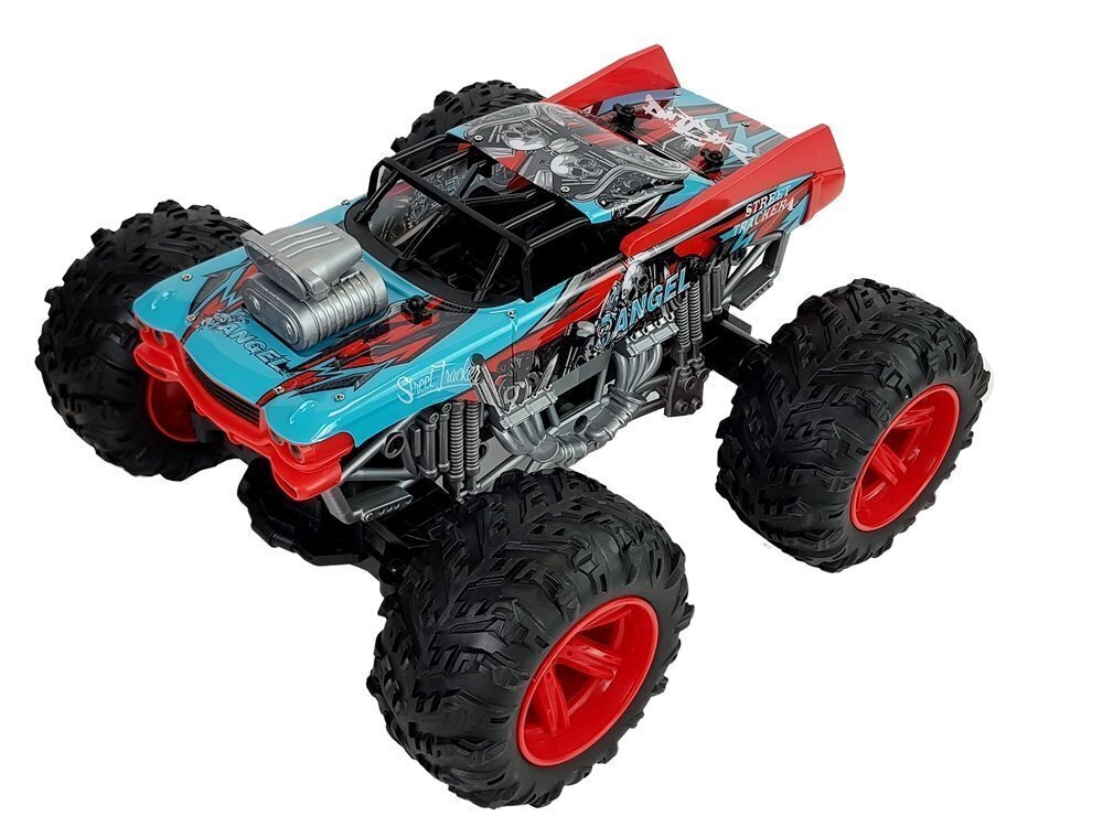 Kauko-ohjattu SUV Big Wheels, punainen hinta ja tiedot | Poikien lelut | hobbyhall.fi