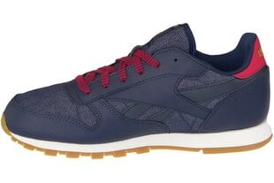 Reebok Classic Leather Naisten urheilukengät DG AR2042, violetin/sinisen väriset hinta ja tiedot | Naisten urheilu- ja vapaa-ajan kengät | hobbyhall.fi