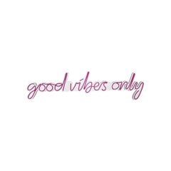 Good Vibes Only -seinävalaisin, 79 x 20 x 2 cm hinta ja tiedot | Seinävalaisimet | hobbyhall.fi