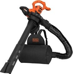 Black&Decker 2900W 3in1 -lehtipuhallin, sähkökäyttöinen hinta ja tiedot | Black & Decker Puutarhakoneet | hobbyhall.fi