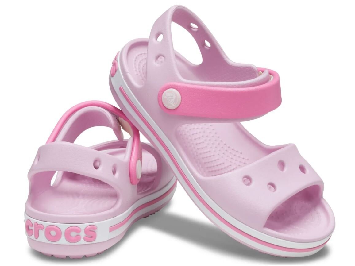 Crocs™ lasten vapaa-ajan kengät Crocband Sandal Kids, pinkki hinta ja tiedot | Lasten sandaalit | hobbyhall.fi
