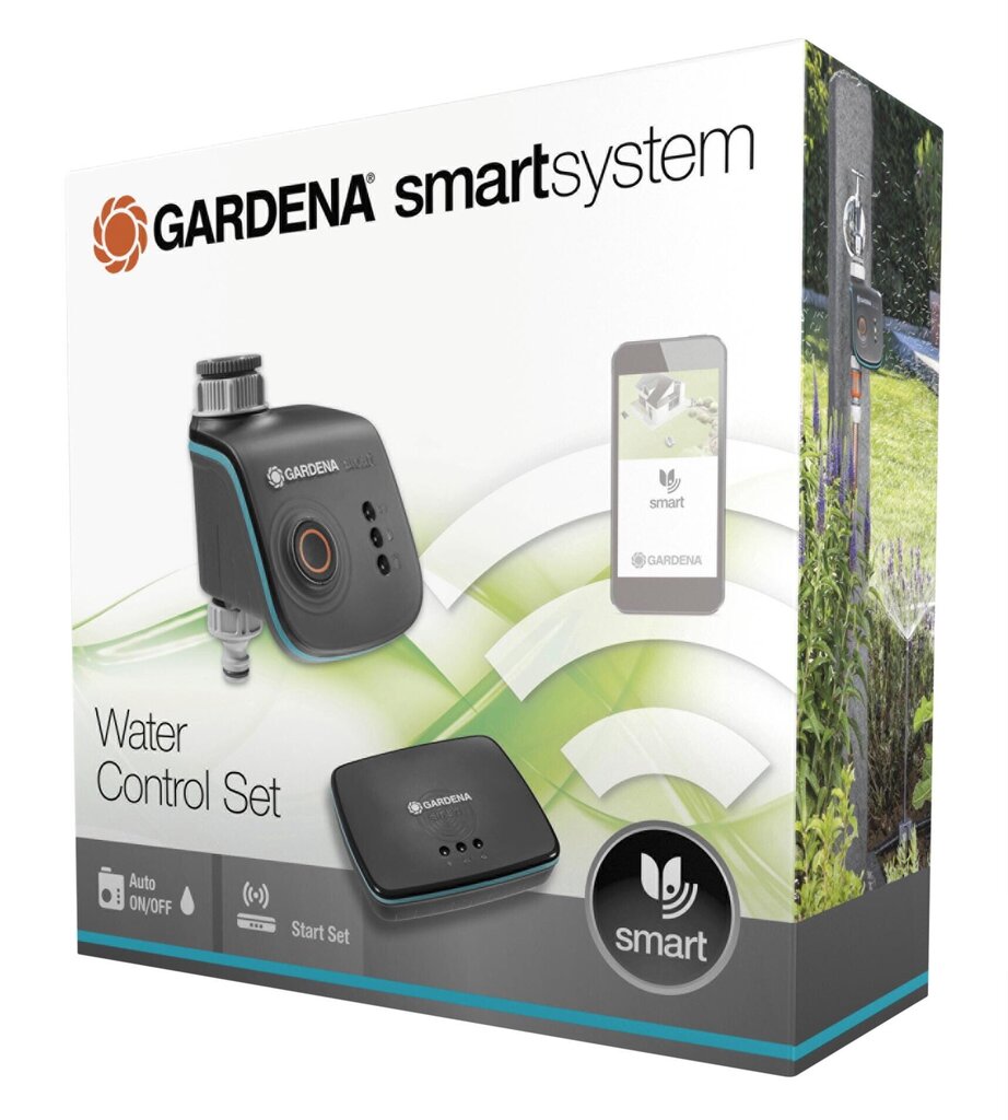 Gardena Smart System -kastelutietokone, sarja 19103-20 hinta ja tiedot | Puutarhaletkut, kastelukannut ja muut kastelutarvikkeet | hobbyhall.fi