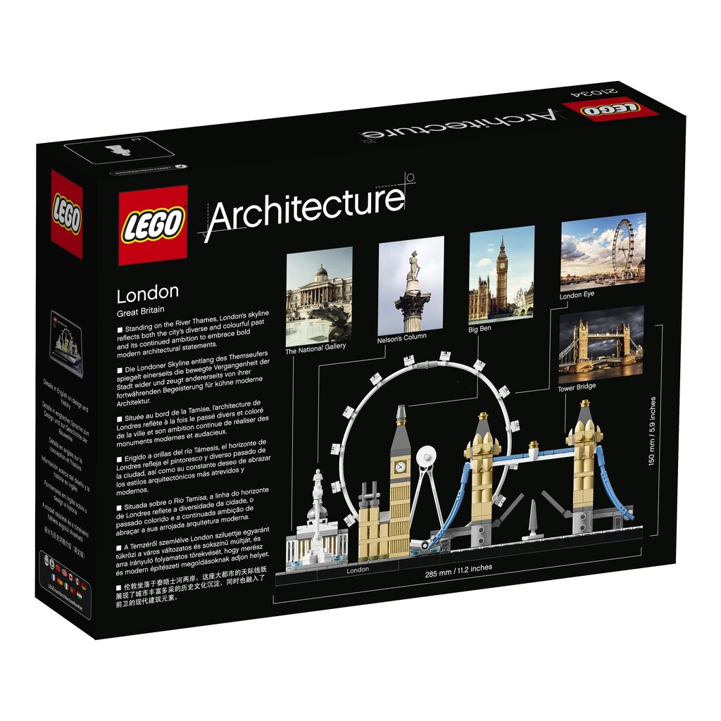 21034 LEGO® Architecture Lontoo hinta ja tiedot | LEGOT ja rakennuslelut | hobbyhall.fi