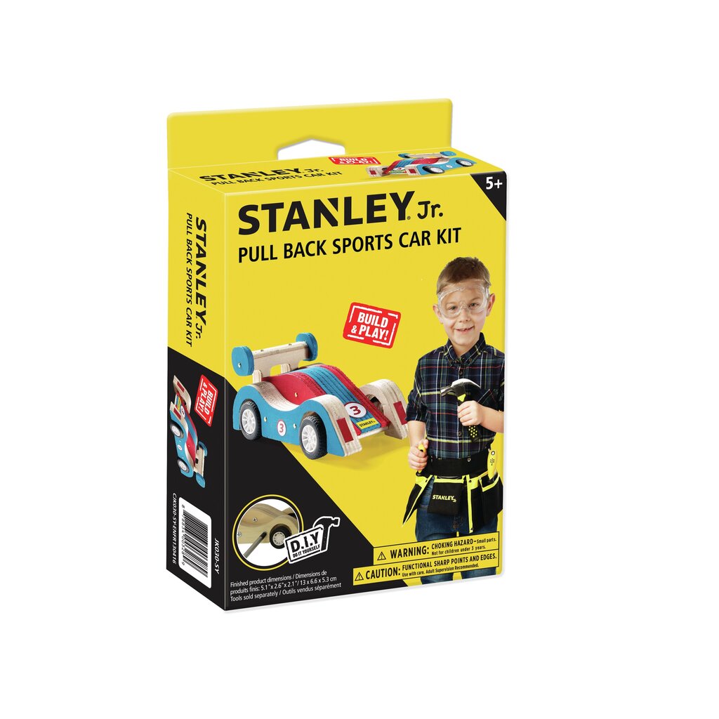 Stanley -Tee se itse: kilpa-auto (taaksepäin vedettävä), koko M hinta ja tiedot | LEGOT ja rakennuslelut | hobbyhall.fi