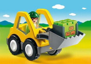 6775 PLAYMOBIL® 1.2.3 Kuorma-auto kuljettajan kanssa hinta ja tiedot | LEGOT ja rakennuslelut | hobbyhall.fi