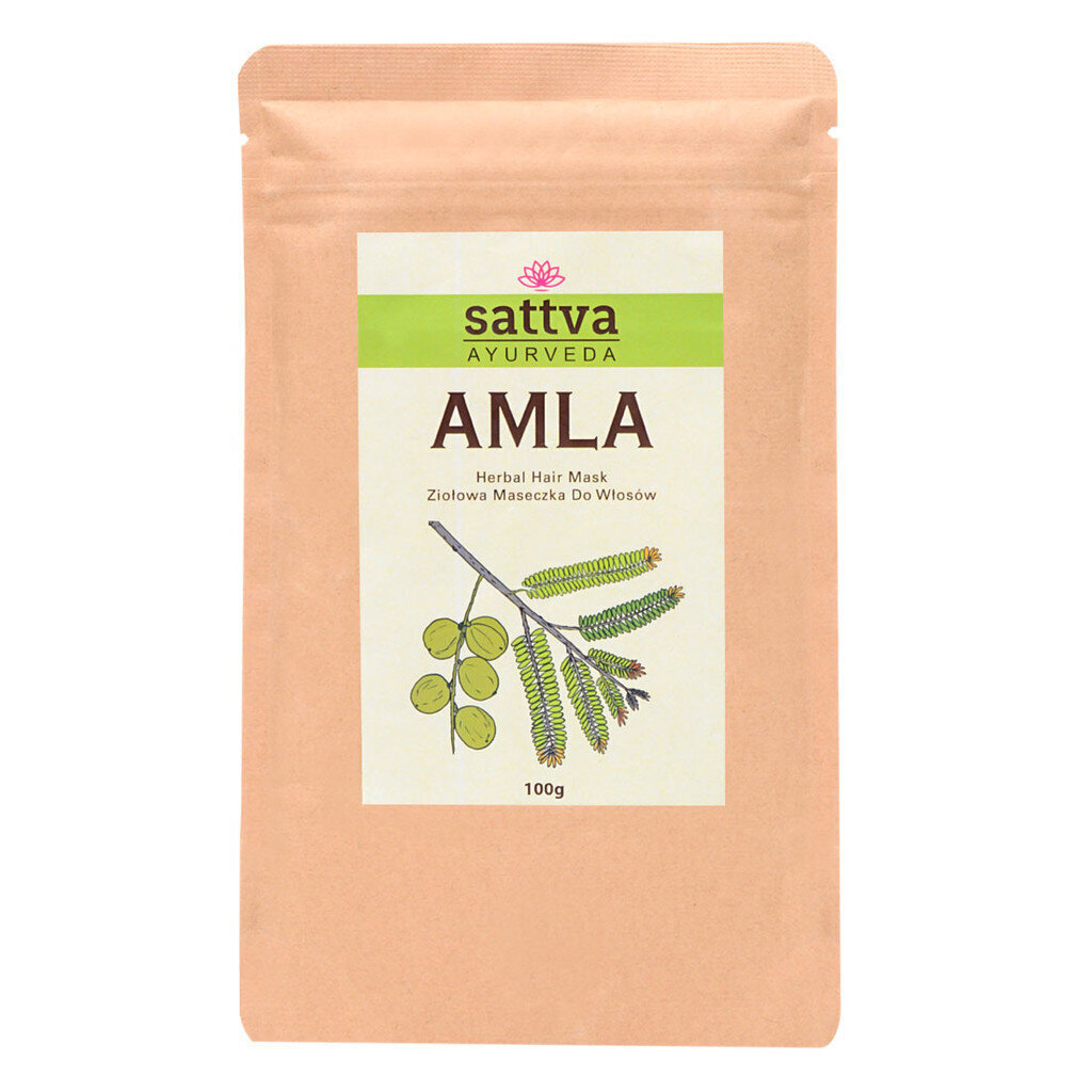 Sattva Ayurveda Amla -hiusnaamio, 100 g hinta ja tiedot | Naamiot, öljyt ja seerumit | hobbyhall.fi