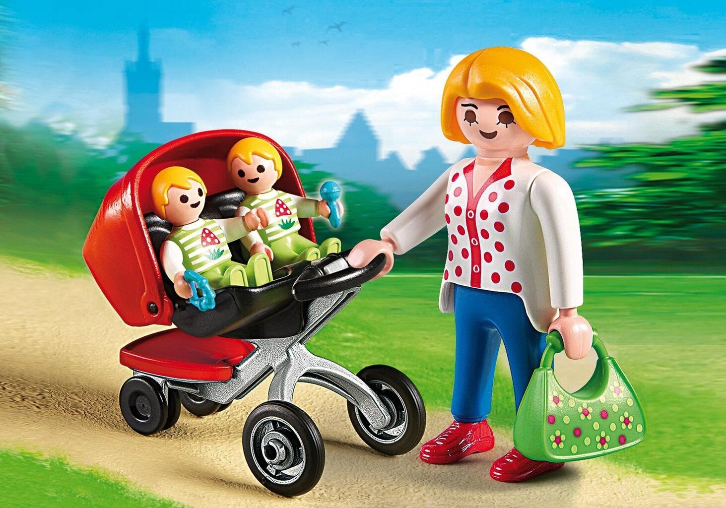 5573 PLAYMOBIL® City Life, äiti ja kaksoset hinta ja tiedot | LEGOT ja rakennuslelut | hobbyhall.fi