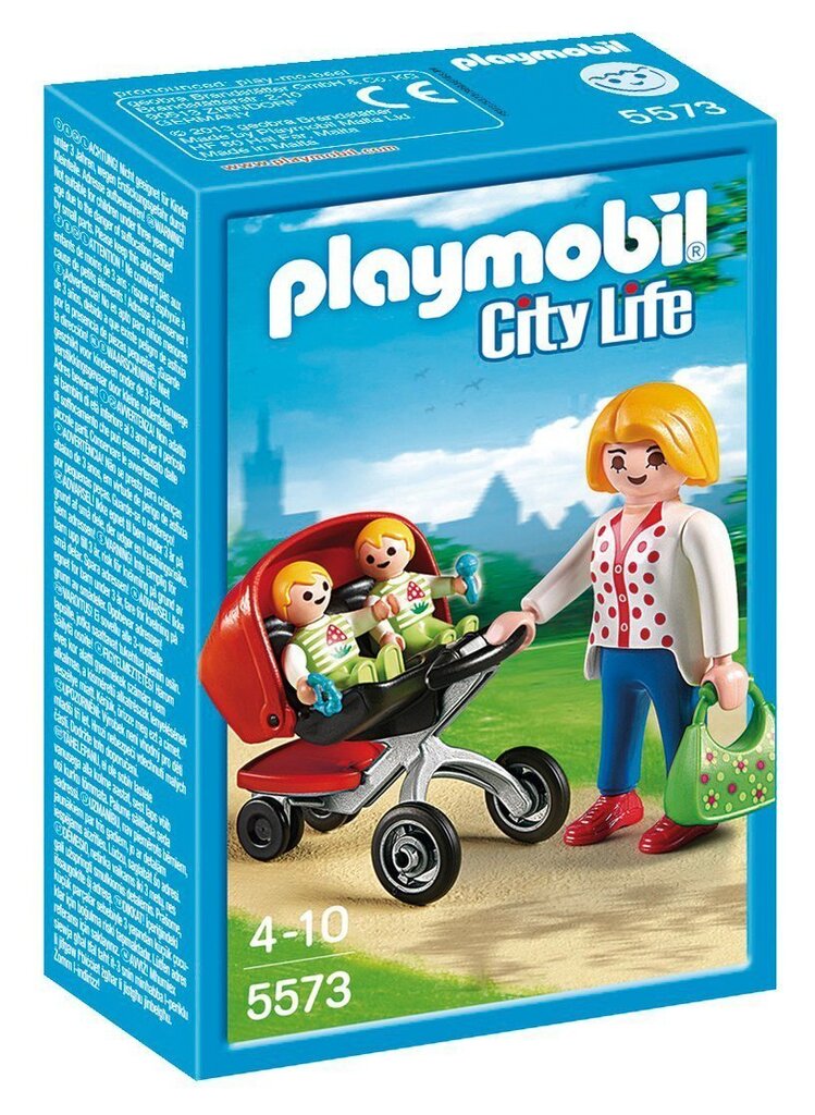 5573 PLAYMOBIL® City Life, äiti ja kaksoset hinta ja tiedot | LEGOT ja rakennuslelut | hobbyhall.fi