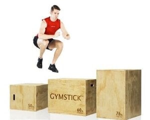 Puinen alusta Gymstick Plyobox, 3 osaa hinta ja tiedot | Steppilaudat | hobbyhall.fi