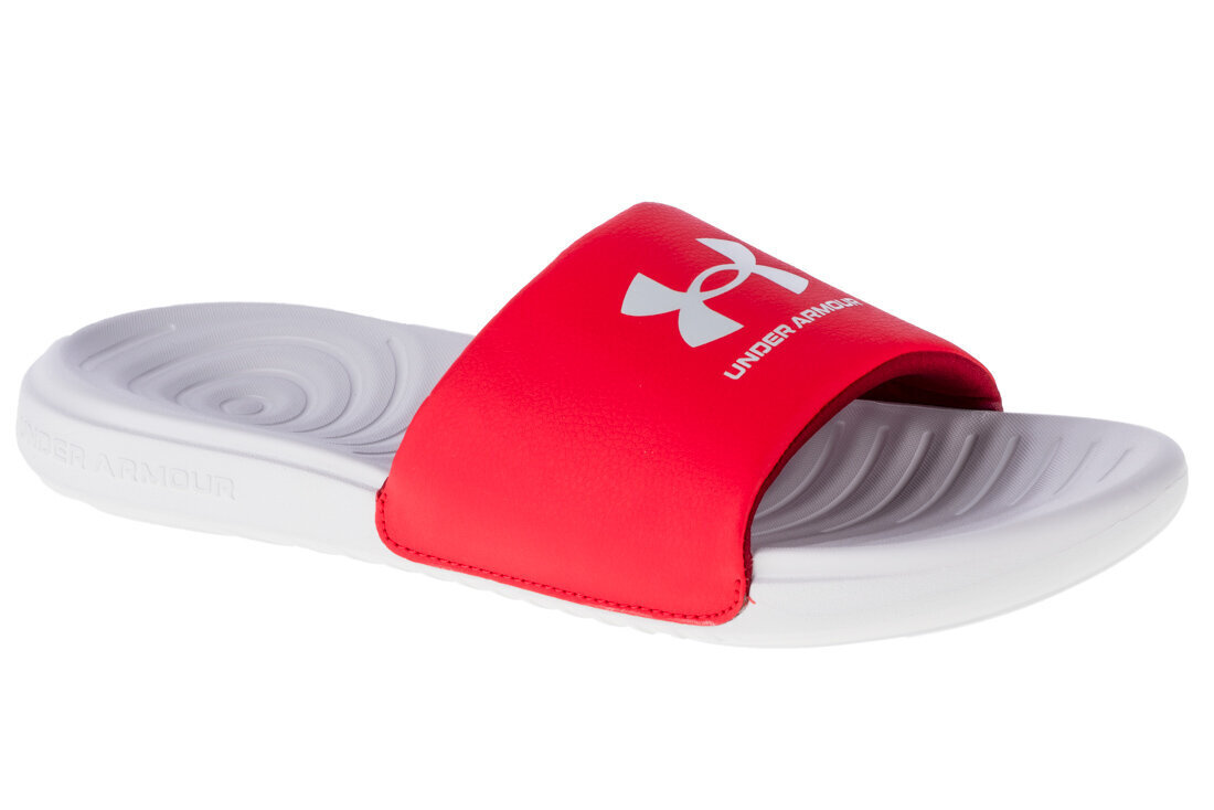 Miesten varvastossut Under Armour Ansa Fixed Slides 3023761-104, punainen hinta ja tiedot | Miesten sandaalit ja tossut | hobbyhall.fi