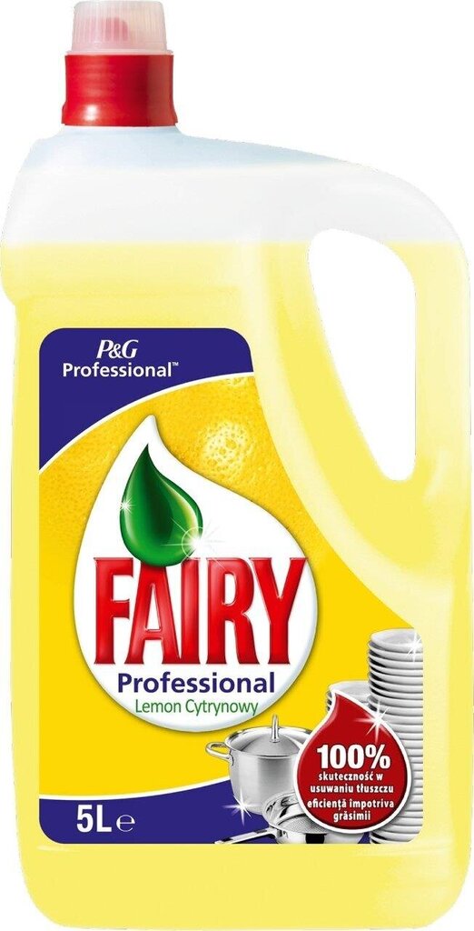 Fairy, Astianpesuaine sitruuna, 5l hinta ja tiedot | Astianpesuaineet | hobbyhall.fi