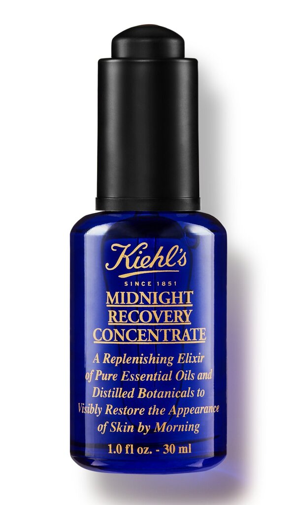 Kiehl's Midnight Recovery Concentrate, Kosteuttava kasvoöljy, 30 ml hinta ja tiedot | Kasvoöljyt ja seerumit | hobbyhall.fi