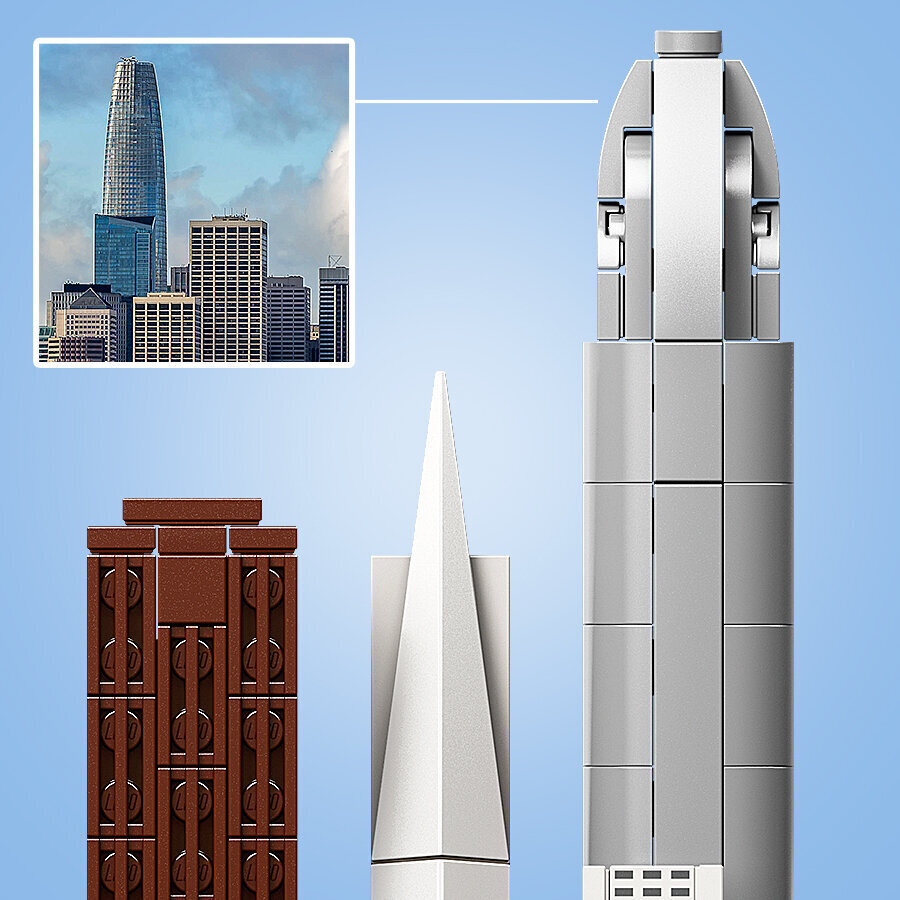 21043 LEGO® Architecture San Francisco hinta ja tiedot | LEGOT ja rakennuslelut | hobbyhall.fi
