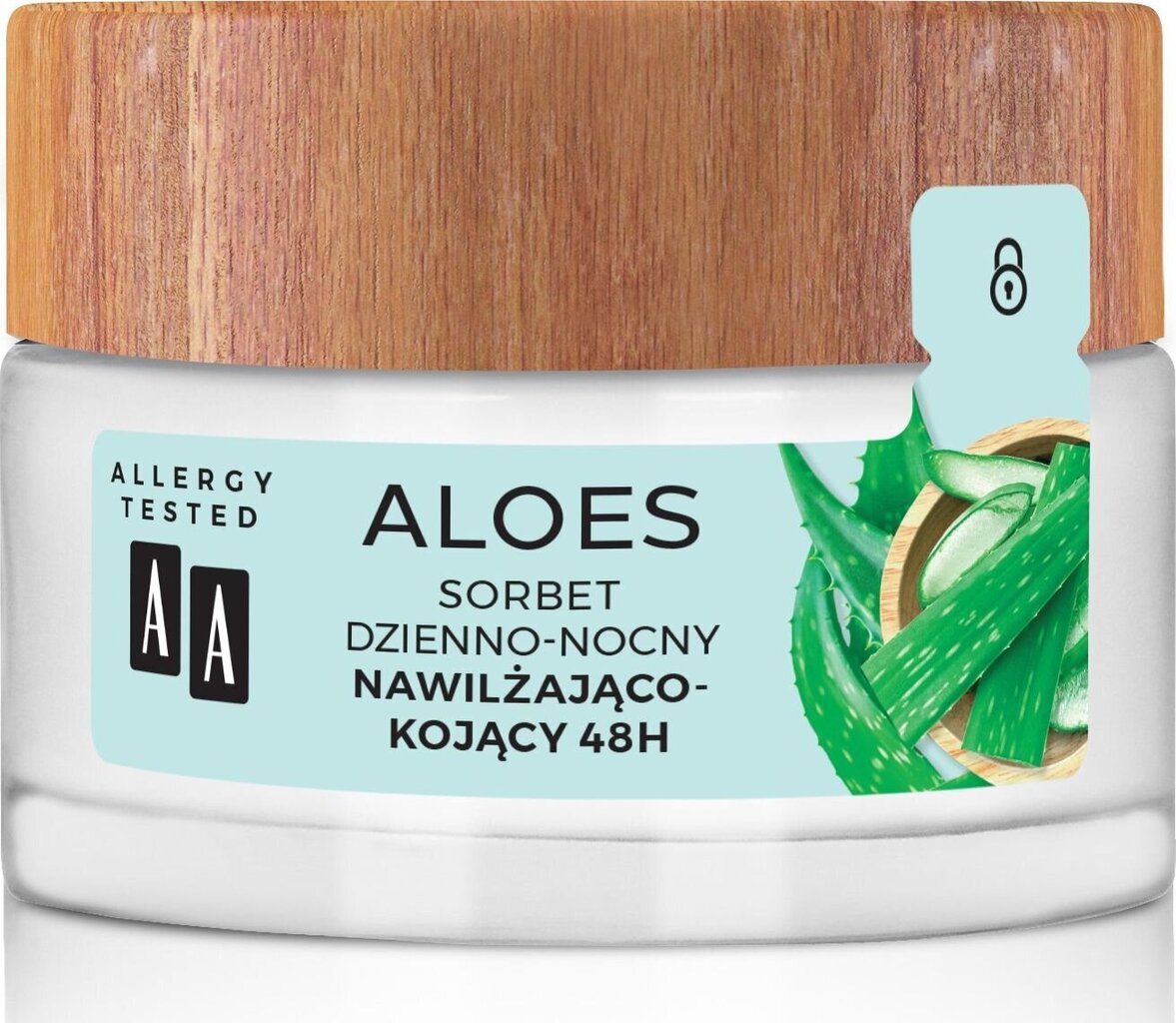 AA Aloes 100% Sorbet, Kosteuttava sekä rauhoittava päivä- ja yökasvovoide, 50 ml hinta ja tiedot | Kasvovoiteet | hobbyhall.fi