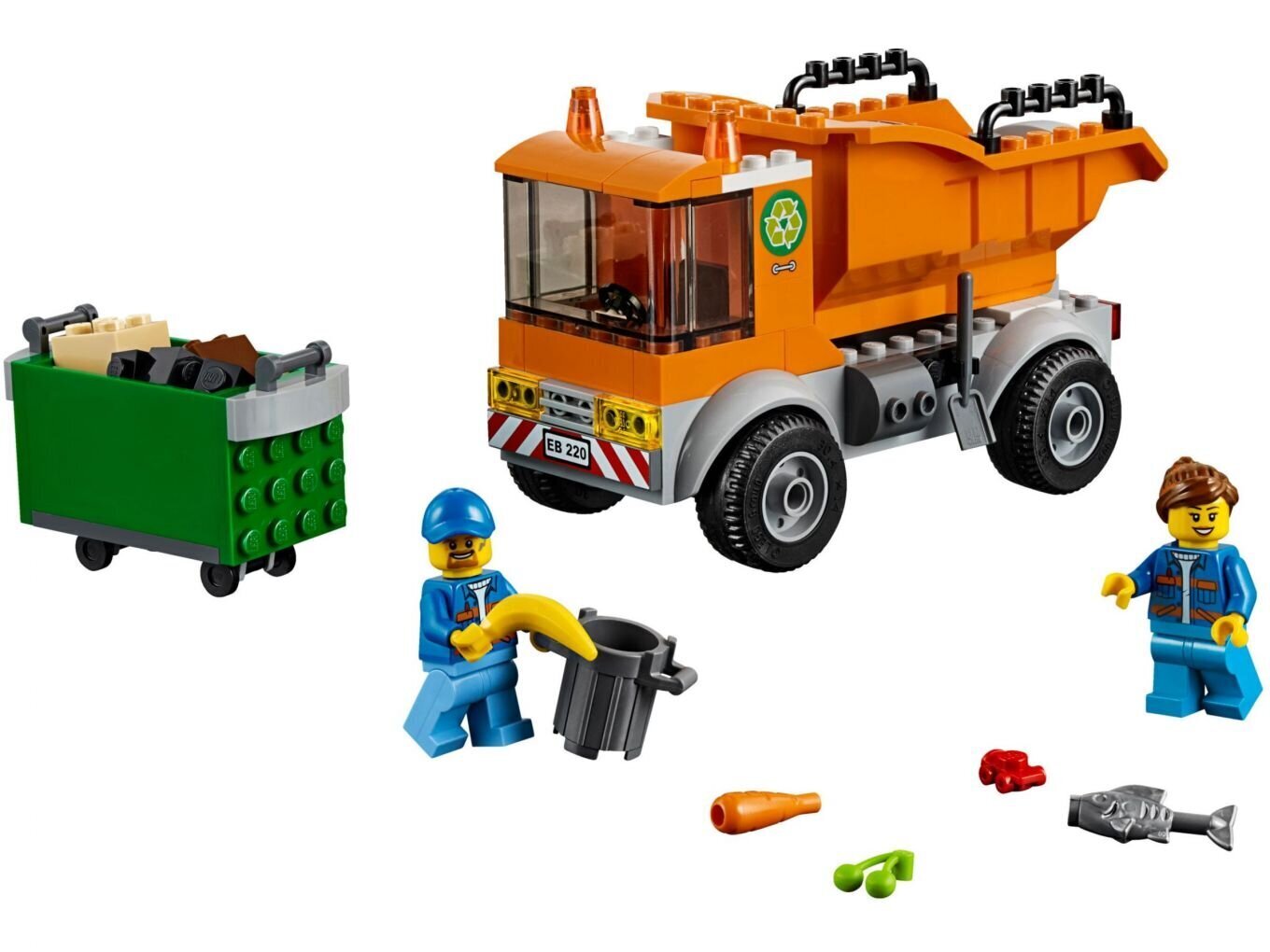 60220 LEGO® City Roska-auto hinta ja tiedot | LEGOT ja rakennuslelut | hobbyhall.fi