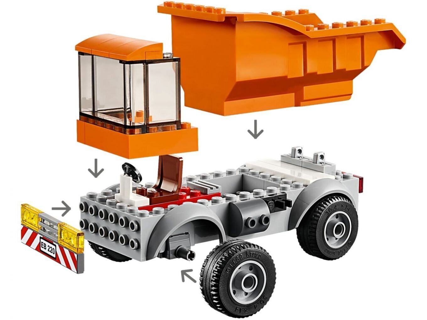 60220 LEGO® City Roska-auto hinta ja tiedot | LEGOT ja rakennuslelut | hobbyhall.fi