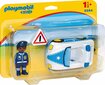 9384 PLAYMOBIL® 1.2.3 Poliisiauto hinta ja tiedot | LEGOT ja rakennuslelut | hobbyhall.fi