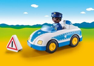 9384 PLAYMOBIL® 1.2.3 Poliisiauto hinta ja tiedot | LEGOT ja rakennuslelut | hobbyhall.fi